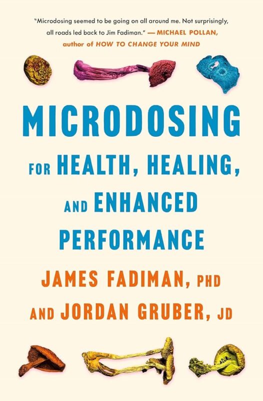 Microdosing, Image illustrating the concept of microdosing psychedelics like LSD and psilocybin for cognitive enhancement, creativity, and mood improvement.