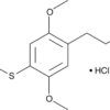 Chemical structure of 2C-T (hydrochloride), a synthetic psychedelic and stimulant compound.