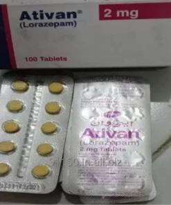 Ativan (Lorazepam) tablets, a medication commonly prescribed for anxiety, insomnia, and other medical conditions, with potential side effects and legal considerations for purchasing.