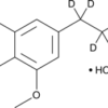 Molecular structure of β-Methoxy 2C-D (hydrochloride), a psychedelic compound from the 2C series with a methoxy group at the β-position.