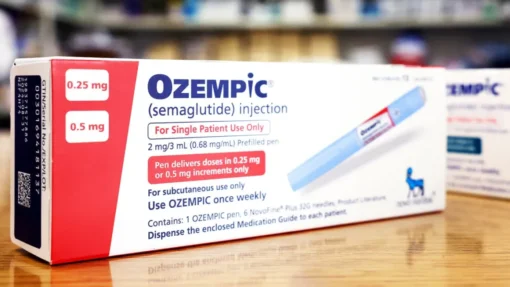 Ozempic injection for weight loss, showcasing the medication's potential to help reduce appetite and support fat loss.