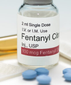 Fentanyl pills in various shapes and sizes, a synthetic opioid used for pain management but also abused illicitly.