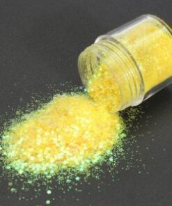 A close-up image of yellow cocaine, a less common, often impure form of cocaine, known for its potential health risks and addictive properties.